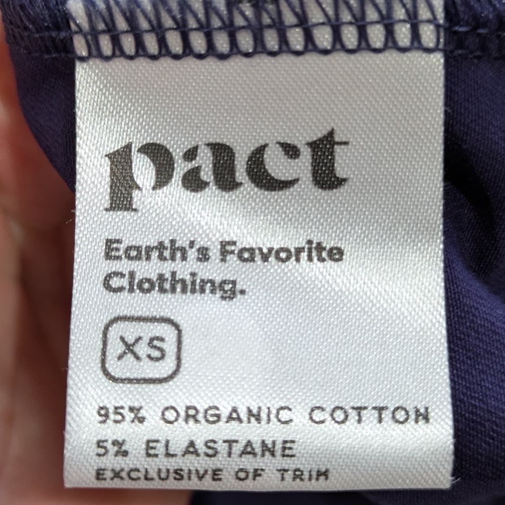 Pact Blue Cross Back Sleeveless Scoop Neck Summer Maxi Dress XS - Picture 8 of 9